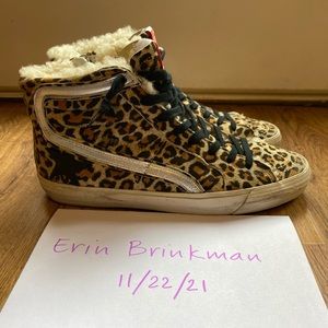 GOLDEN GOOSE - Leopard suede/shearling slides - Shopbop exclusive - SOLD OUT!